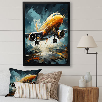 " Orange Aerodynamics Plane "