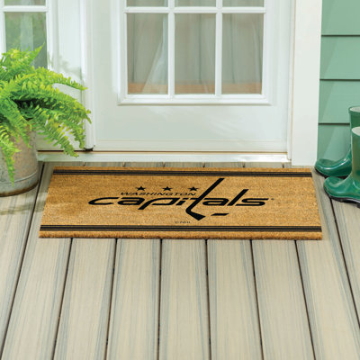 Washington Capitals Large One Color Coir Mat, 36"x24"