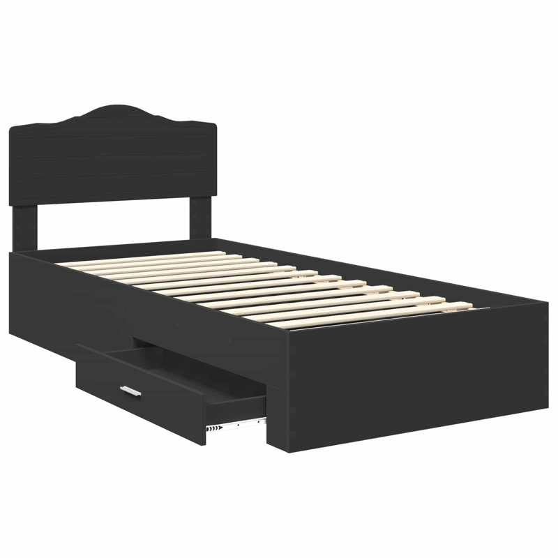 Bed, Black, Small Single (2'6)