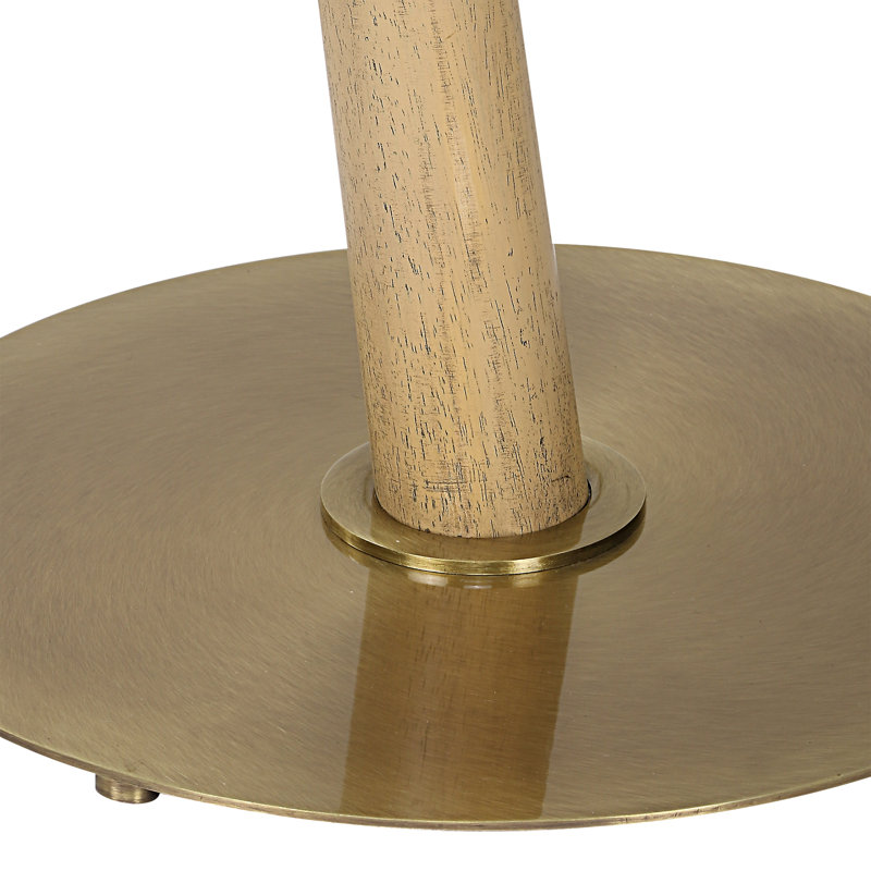 Lampe sur pied en bois Catheryn