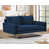 Velours bleu foncé