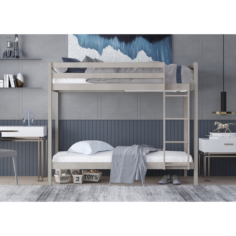Goodfield Kids Twin Bunk Bed, White