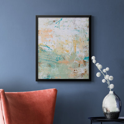 Toile encadrée de qualité supérieure Island Jungle - prête à être accrochée