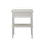 Table de chevet blanche pour chambre à coucher
