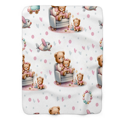 Girl Love - Couverture sherpa de qualité supérieure 1 pièce