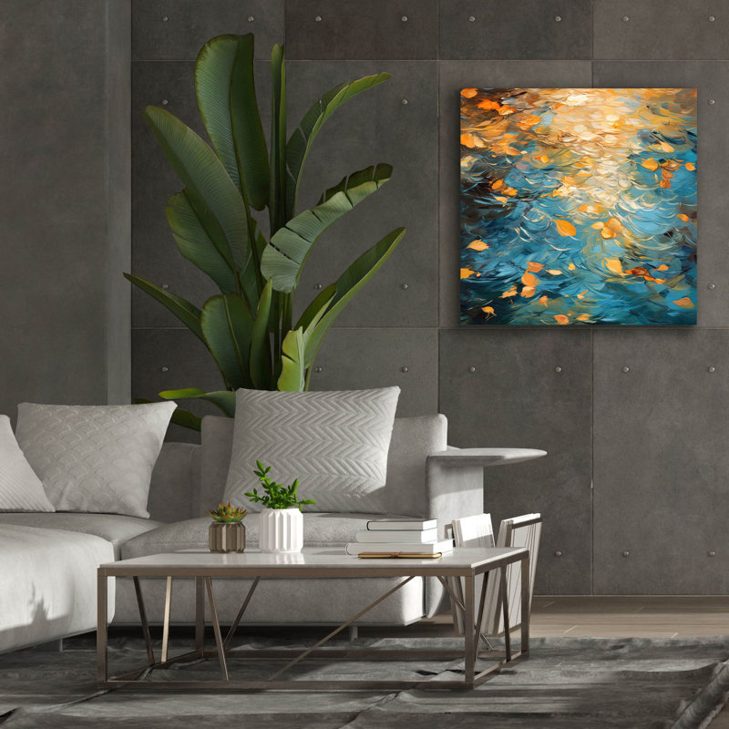 «Autumn Nostalgia 2 of 4» par Cameron Gray, art mural sur toile, H 37 po x l 37 po x P 1,5 po