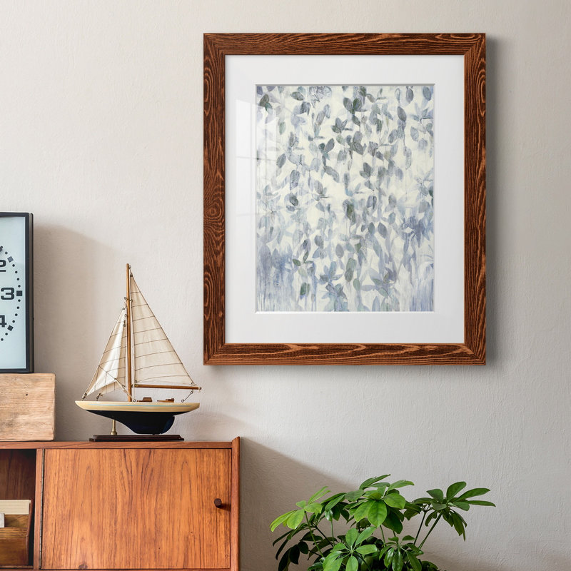«Gentle Rain», reproduction sur papier encadrée, H 20 po x l 17 po x P 1,5 po, Érable