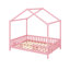 Lit de plancher avec auvent, balustrades et toit-1270994066-1270994060