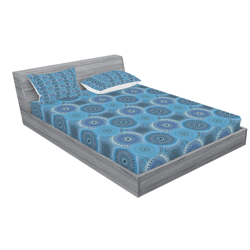 Microfiber Sheet Set, Queen Sheet Set with Fitted Sheet