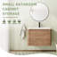 Meuble-lavabo mural flottant avec plateau en céramique-395428231
