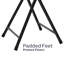 Tabourets de bar pliants Adenike - tabouret robuste de 18 pouces - capacité de 225 lb et sièges rembourrés-1618119081-1618119080