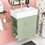 Meuble-lavabo flottant moderne avec lavabo en céramique-1108905870