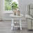 Oval Wood Shelf 3-Piece Coffee Table Set