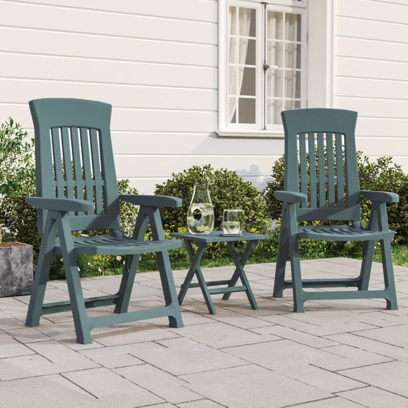 Chumley Patio Dining Armchair, Green