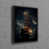 Black Floater Framed