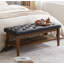 Banc de rangement rembourré Hahnville -602685169