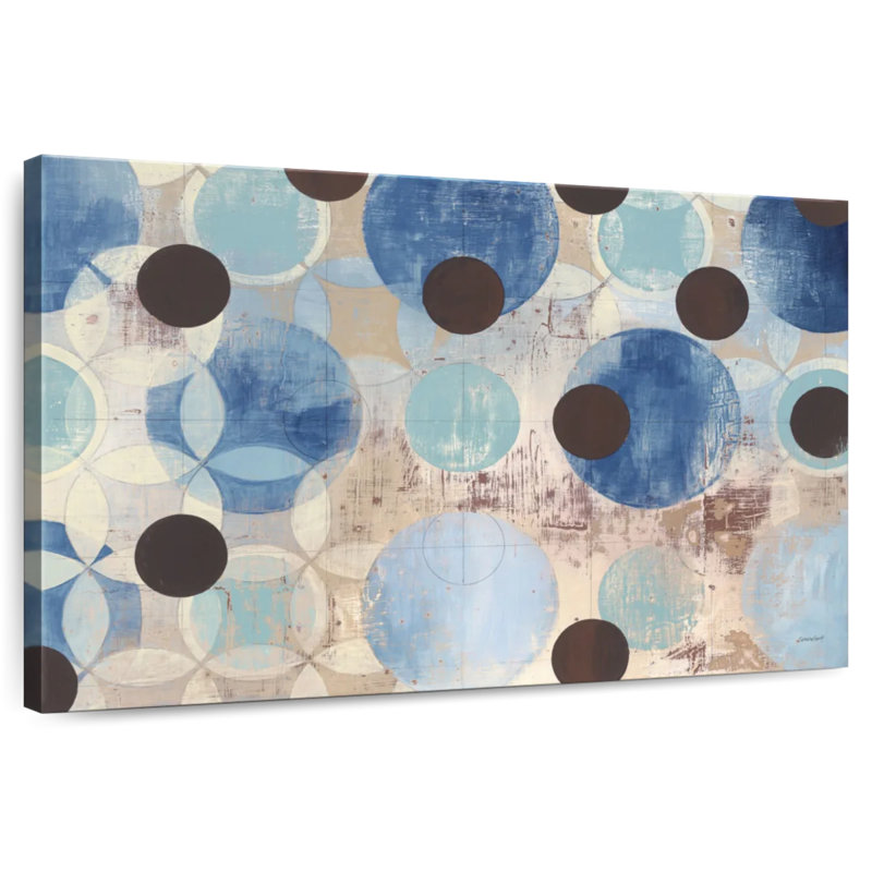 Avery Blue Dots, 20" H x 30" W