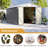 8 ft. x 12 ft. Metal Storage Shed for Outdoor, Steel Yard Shed with Design of Lockable Doors-98146495
