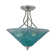 Capri Semi-Flush 3-Bulbs Shown With 16" Glass