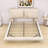 Queen Upholstered Platform Bed with Sensor Light and Floating Design-1511551189
