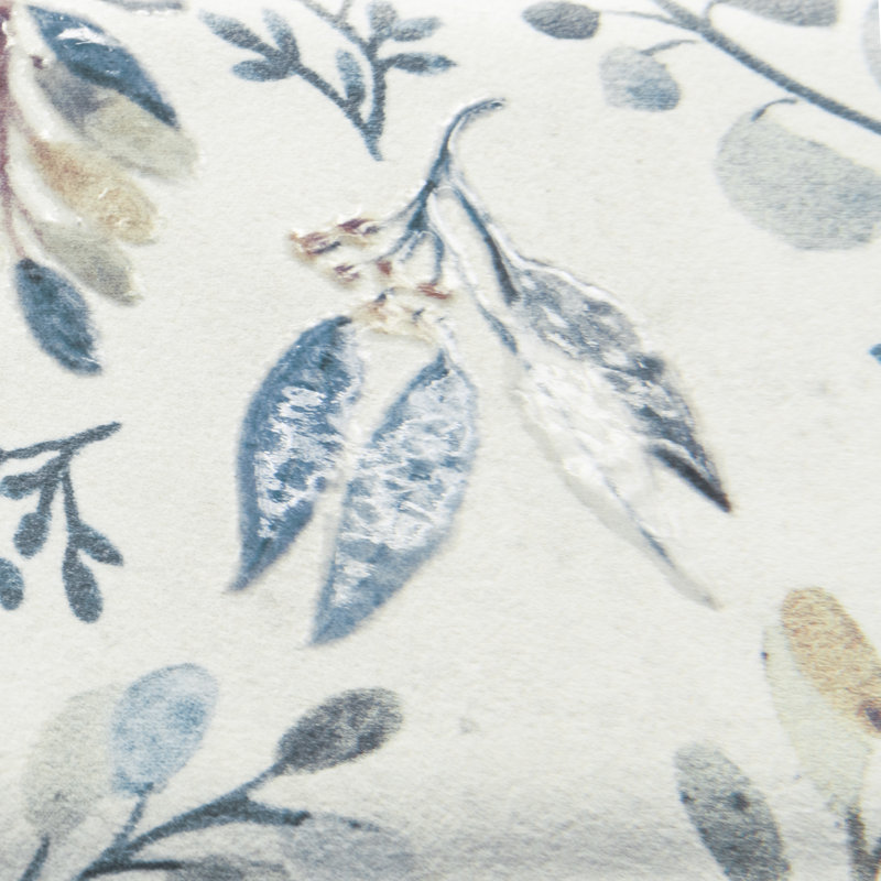 Garden 2" x 10" Porcelain Floral Wall & Floor Tile