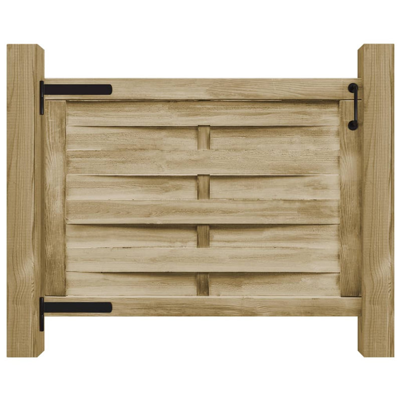 Kivalina 75.0062cm H x 99.9998cm W Green Wood Gate