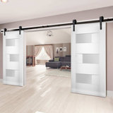Sete Frosted Glass Standard White Door Slab