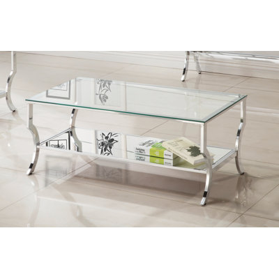 Waverly Place Glass Top Coffee Table