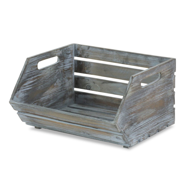 Boîte de rangement en bois Hashum