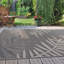Tapis intérieur / extérieur Bahama Palm Frond gris / ivoire / bleu-383331104