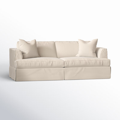Lucia 92.5'' Slipcovered Sleeper Sofa