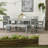 Alfonsi 7 - Person Acacia Wood Patio Dining Set with Rectangular Table-1899386981
