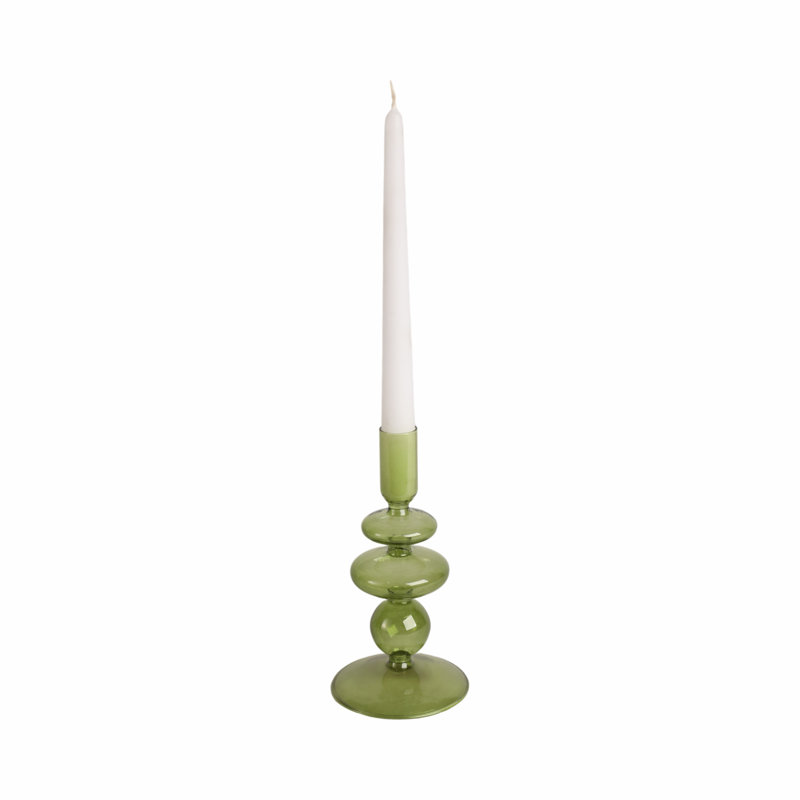 Candlestick Holder, Green