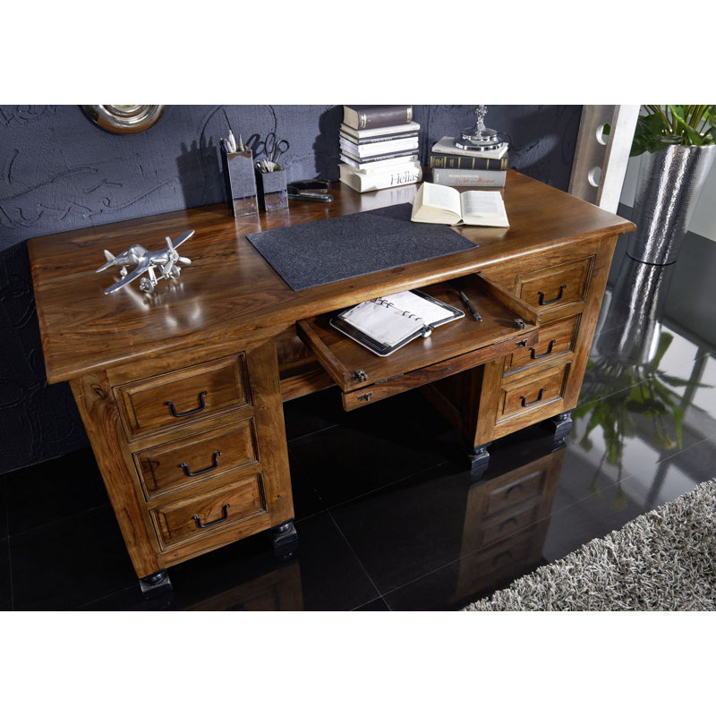 New Boston Solid Wood Writing Desk