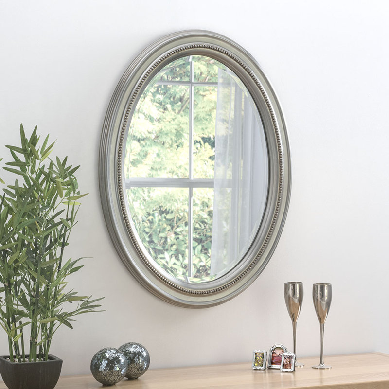 Cardella Wall Mirror, Warm silver
