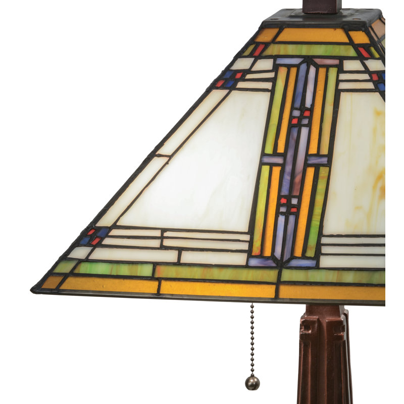 Meyda Tiffany & Stained Glass Metal Lamp