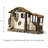 Lighted Nativity Stable for 10H Set