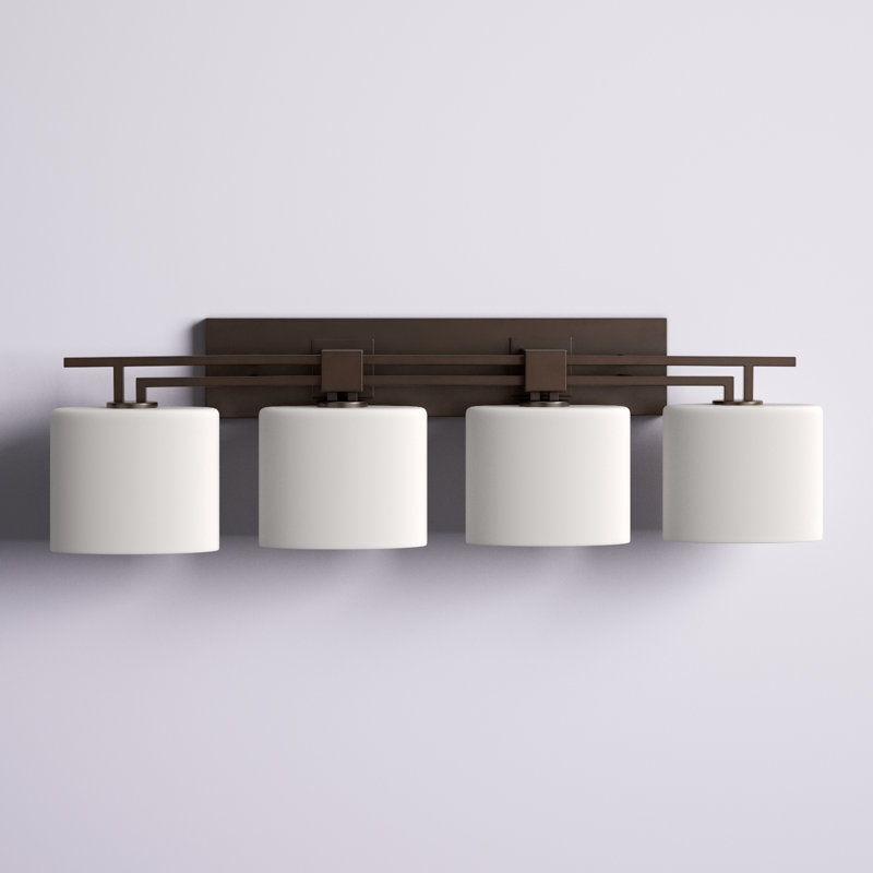 Casson 4 - Light Dimmable Bath Bar, Dark Bronze, Oval