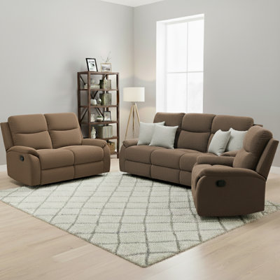 Abreana 3 Piece Reclining Living Room Set by Red Barrel Studio