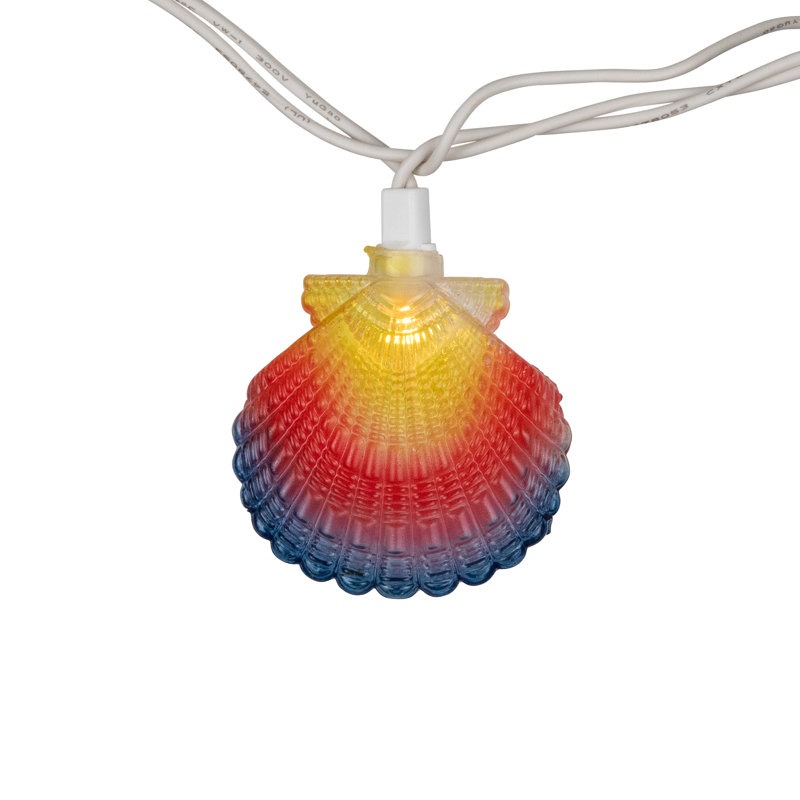 Guirlande de lumières pour l'extérieur 10ct Seashell