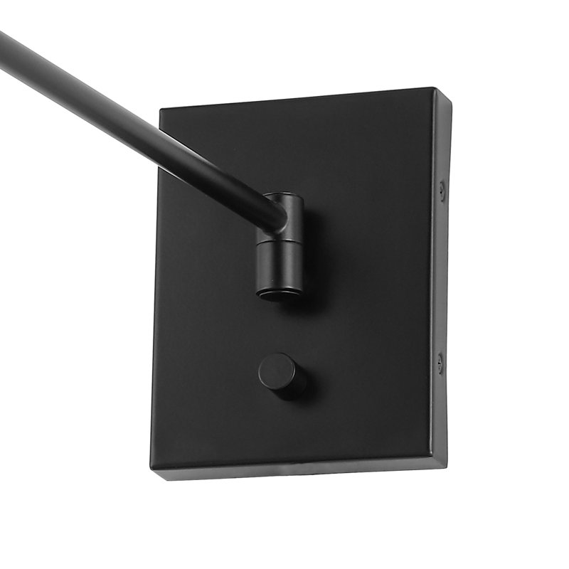 Cary Iron Plug-in Swing Arm Sconce, Oil Rubbed Bronze