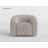 Corydon 38" Modern & Contemporary Swivel Chair with Boucle Fabric Upholstery, 360-Degree Swivel, Foam over Pocket Coils