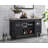 Blackened Oak Bar Cart
