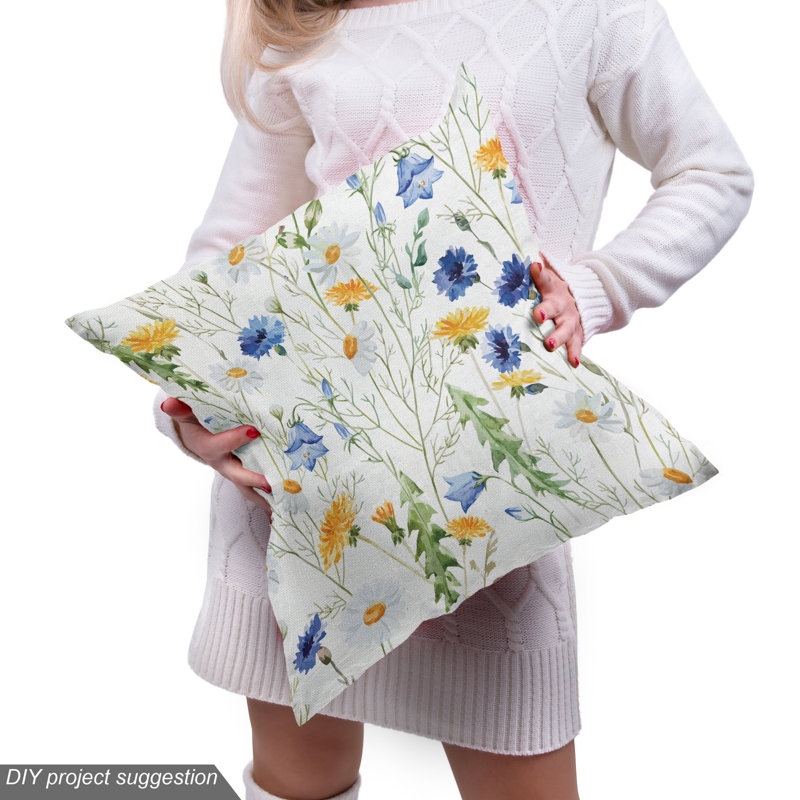 Tissu fleur Ambesonne, l 58 po x L 180 po
