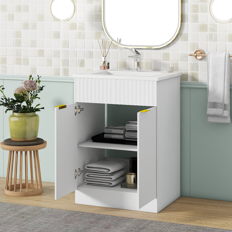 Meuble-lavabo moderne de 24 po