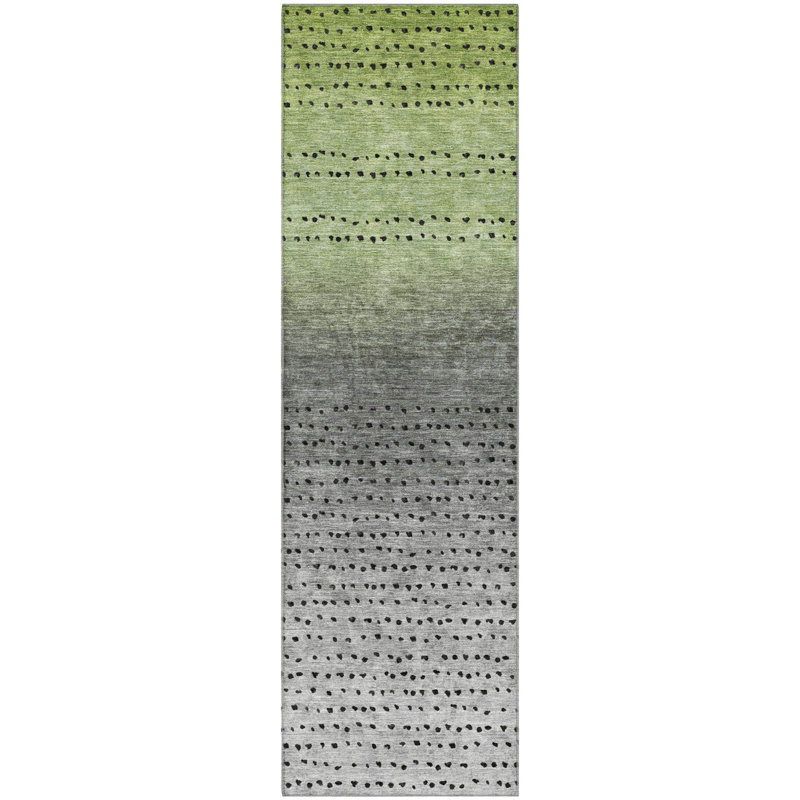 Premium Machine Washable Ansley Abstract Rug, Runner 2'3" x 7'6"