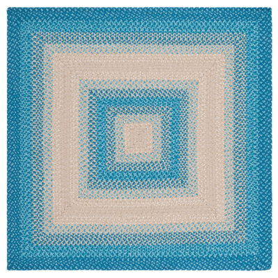 Clickett Hand Woven Performance Machine Washable Performance Striped Indoor/Outdoor Area Rug