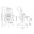 Arozzi Avanti Soft Fabric Office & Gaming Chair - Light Grey-1430195857