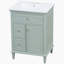 Meuble-lavabo avec lavabo, meuble-lavabo avec tablette réglable, un tiroir rabattable et deux tiroirs-1240268534