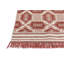 Tapis rouge / blanc noué à la main Caden Bovina-1413505113